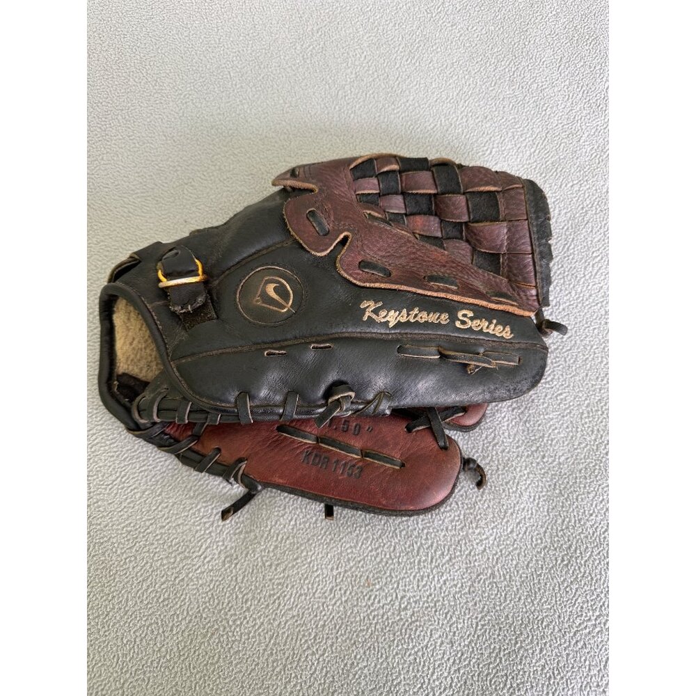 Nike Keystone Series‎ 11.5” Leather KDR 1153 Black Brown Baseball Glove RHT